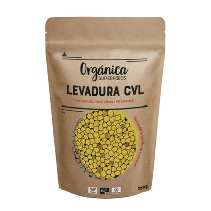Levadura Nutricional Cvl Raw Sin Gluten 250g_0