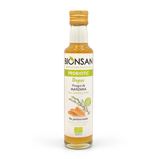 Vinagre De Manzana Miel Y Romero Eco Bionsan_0