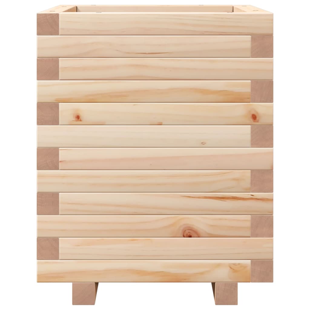 Jardinera Madera Maciza De Pino 40x40x49,5 Cm_4