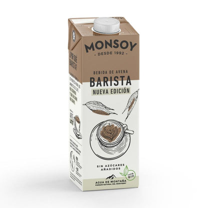 Pack 6 uds Bebida Avena Barista ECO Monsoy 1 L