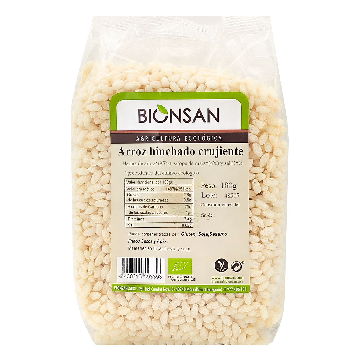 Arroz Hinchado Crujiente Eco Bionsan 180gr_0