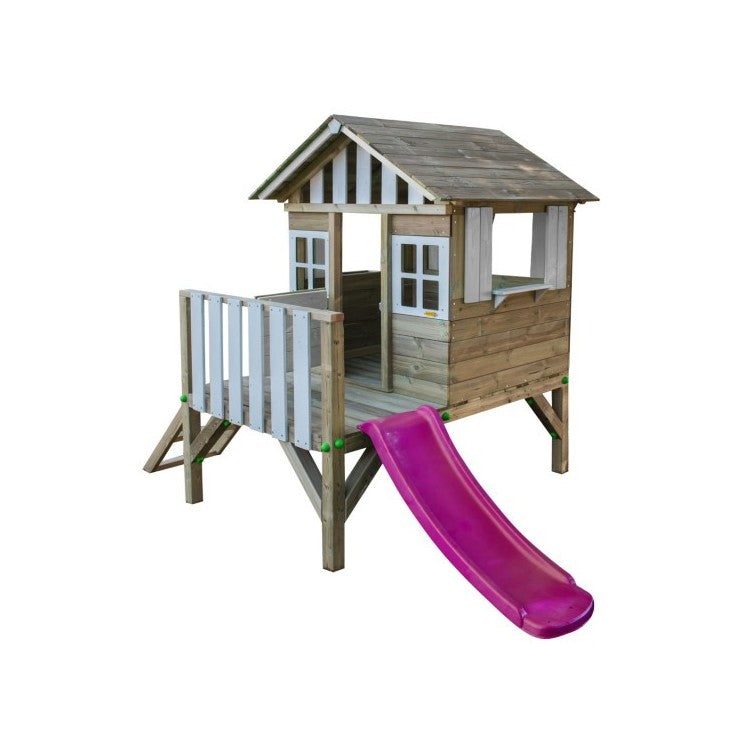 Casita De Madera Masgames Lollipop Elevada Blanca._2