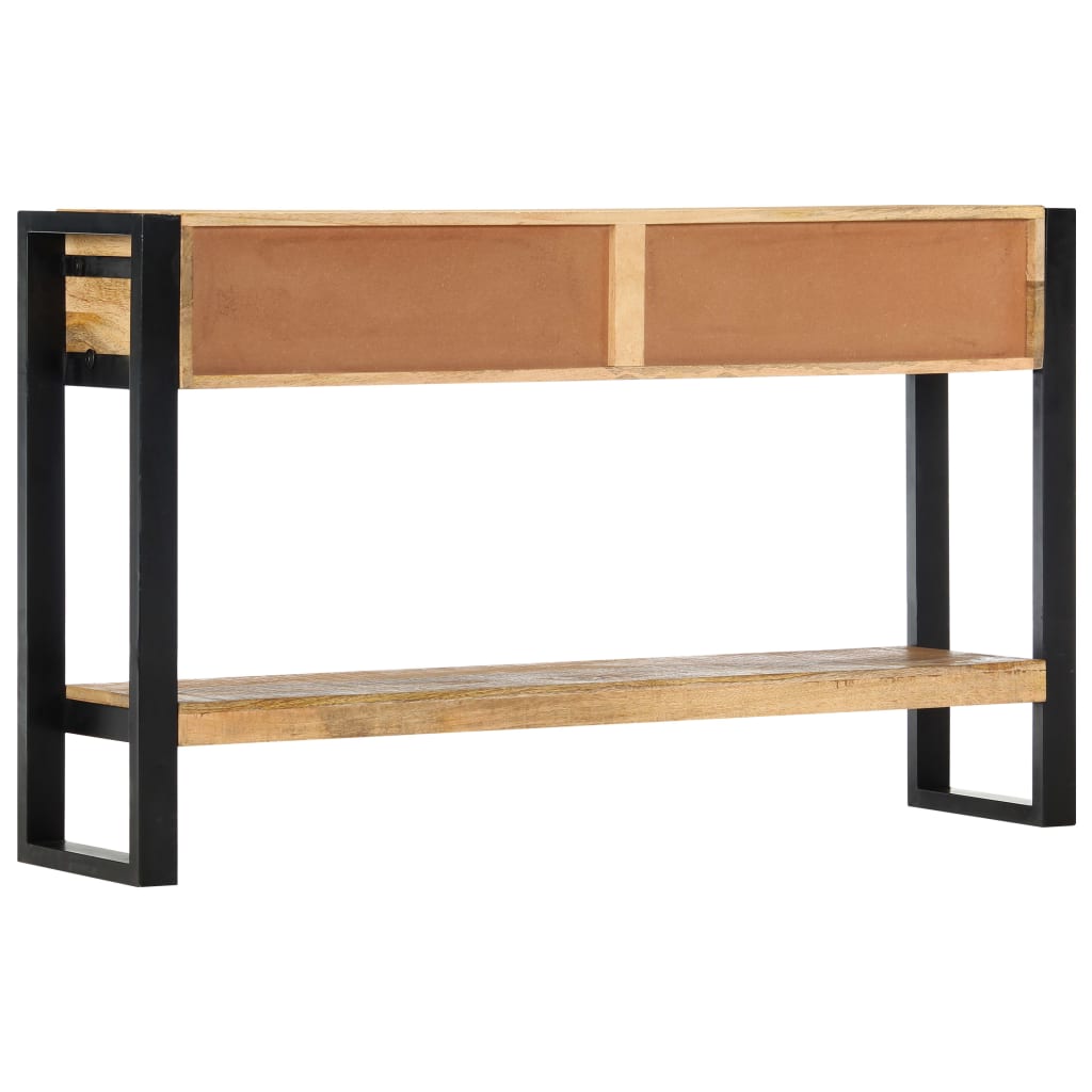 Mesa Consola De Madera Maciza De Mango 130x30x76 Cm_2