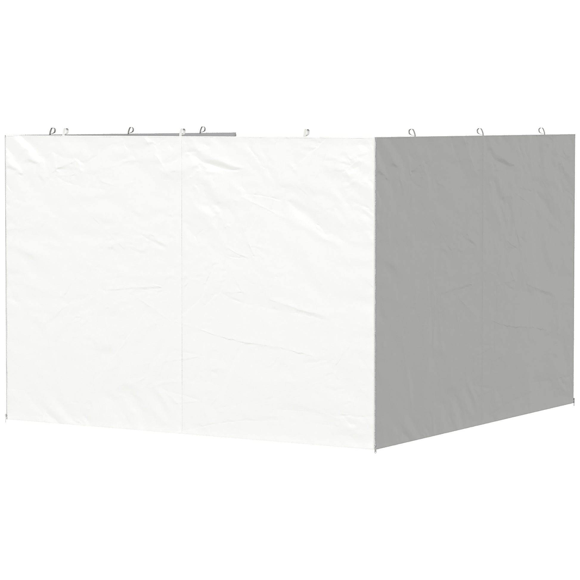 Outsunny 3 Paredes Laterales Para Carpas De 3x3 M Con Cremallera 300x200 Cm_3