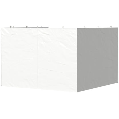 Outsunny 3 Paredes Laterales Para Carpas De 3x3 M Con Cremallera 300x200 Cm_3