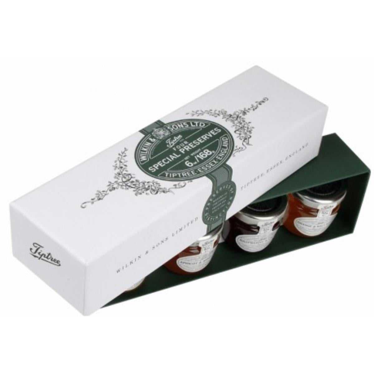 Estuche de cuatro mermeladas, Tiptree 168g
