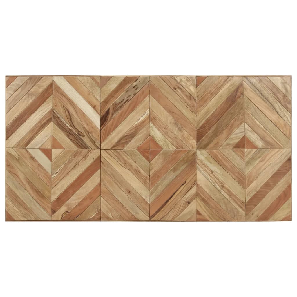 Mesa De Comedor Madera Maciza De Acacia Y Mango 180x90x76 Cm_2