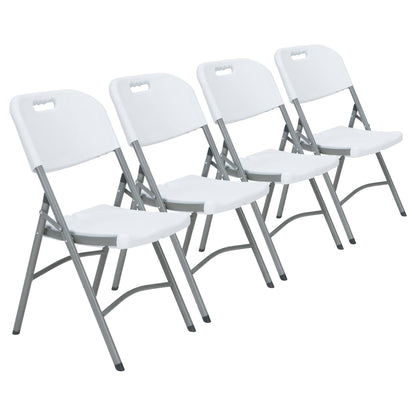 Set De 4 Sillas Plegables (51x45x85.5cm) - Prácticas Y Confortables Para Exteriores_0