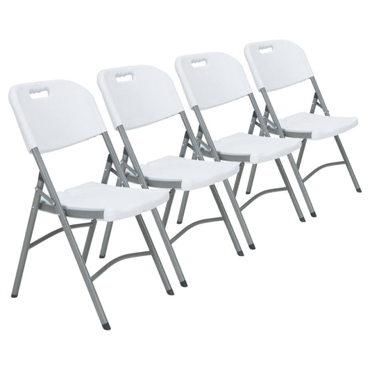 Set De 4 Sillas Plegables (51x45x85.5cm) - Prácticas Y Confortables Para Exteriores_0