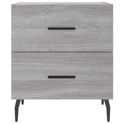 Mesitas Noche 2 Uds Madera Ingeniería Gris Sonoma 40x35x47,5 Cm_4