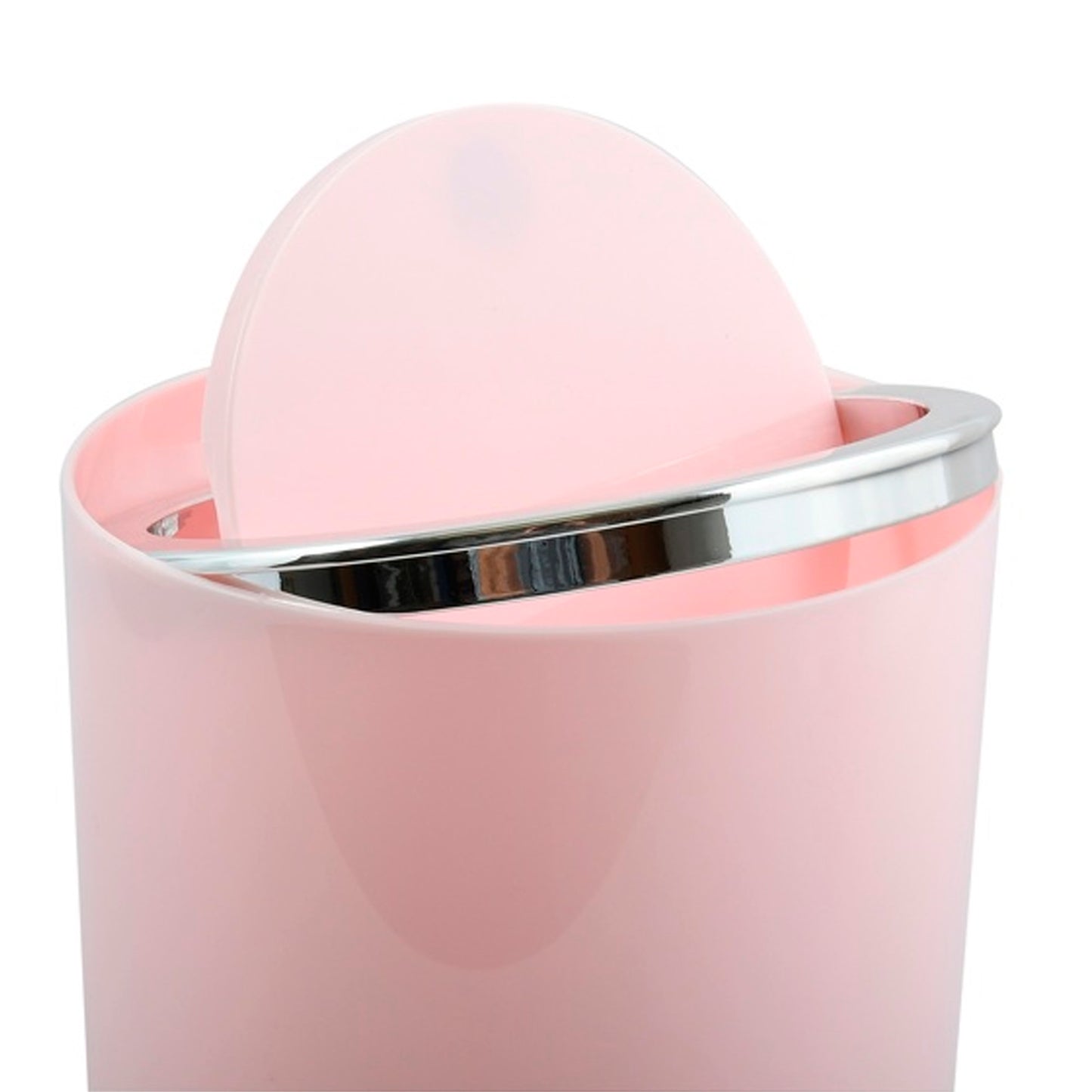 Papelera De Oficina Msv aspen 6l De Plastico En Color Rosa_4