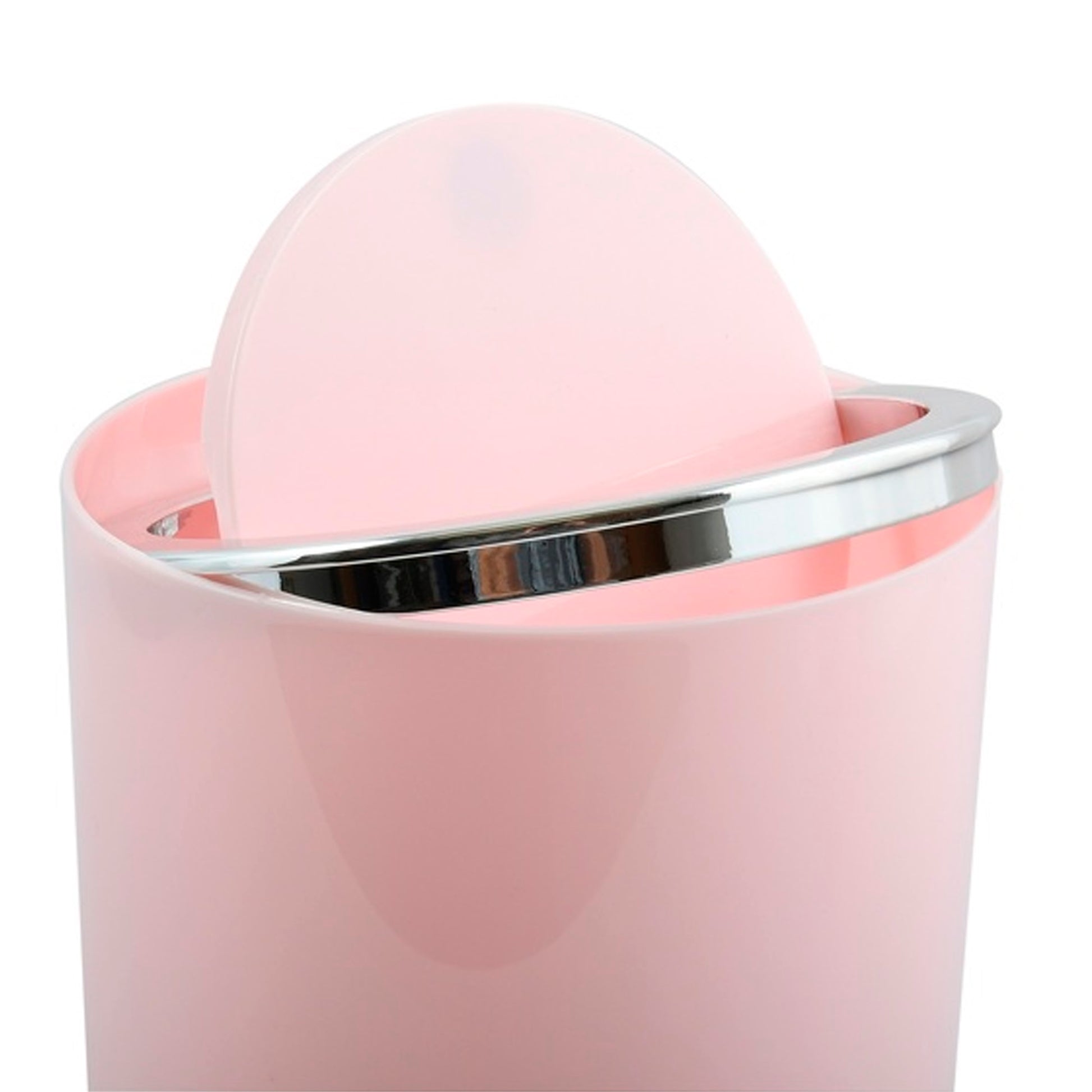 Papelera De Oficina Msv aspen 6l De Plastico En Color Rosa_4
