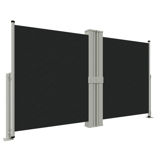 Vidaxl Toldo Lateral Retráctil Negro 140x1200 Cm_0