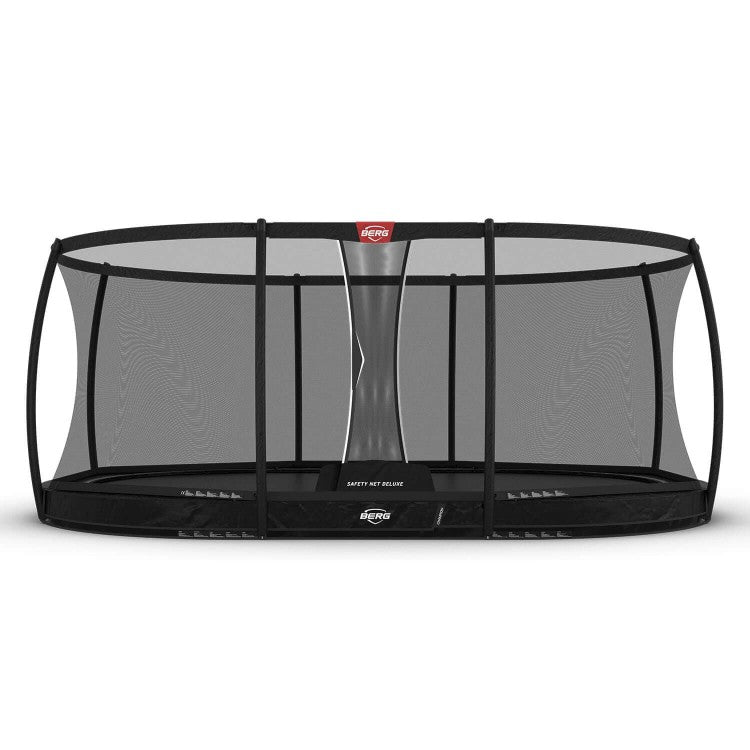 Cama Elastica Berg Inground Grand Champion 520 + Red Deluxe Negro Safety Net Deluxe._0