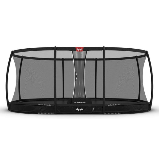 Cama Elastica Berg Inground Grand Champion 520 + Red Deluxe Negro Safety Net Deluxe._0