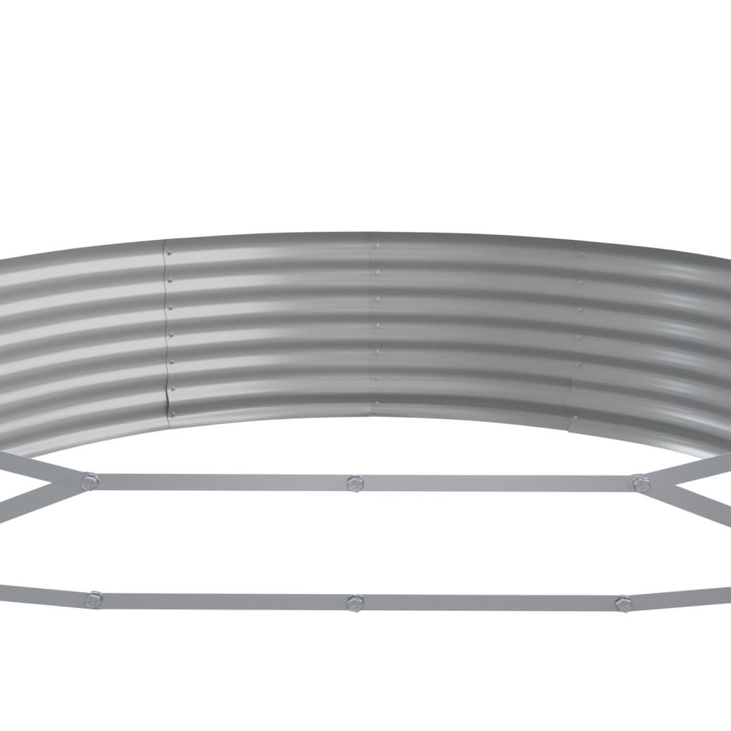 Jardinera Arriate Acero Galvanizado Verde 523x140x36 Cm_4