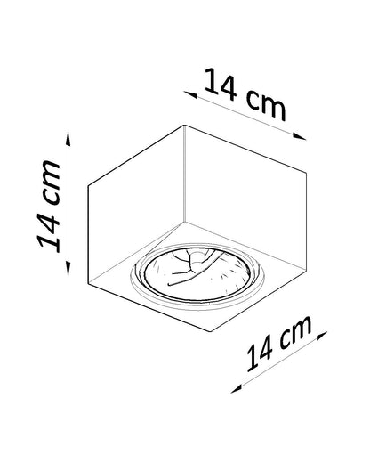 Aplique De Cerámica Seida, Gu10_5