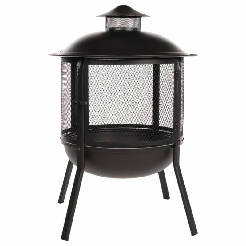 Redfire Chimenea Redonda Kansas Acero Negro 85019_3