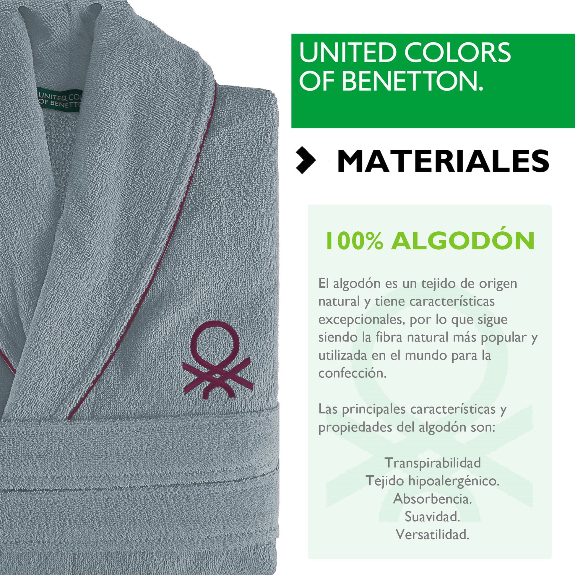 Albornoz S/m 360gsm 100% Algodón (gris)_5