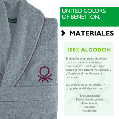 Albornoz S/m 360gsm 100% Algodón (gris)_5