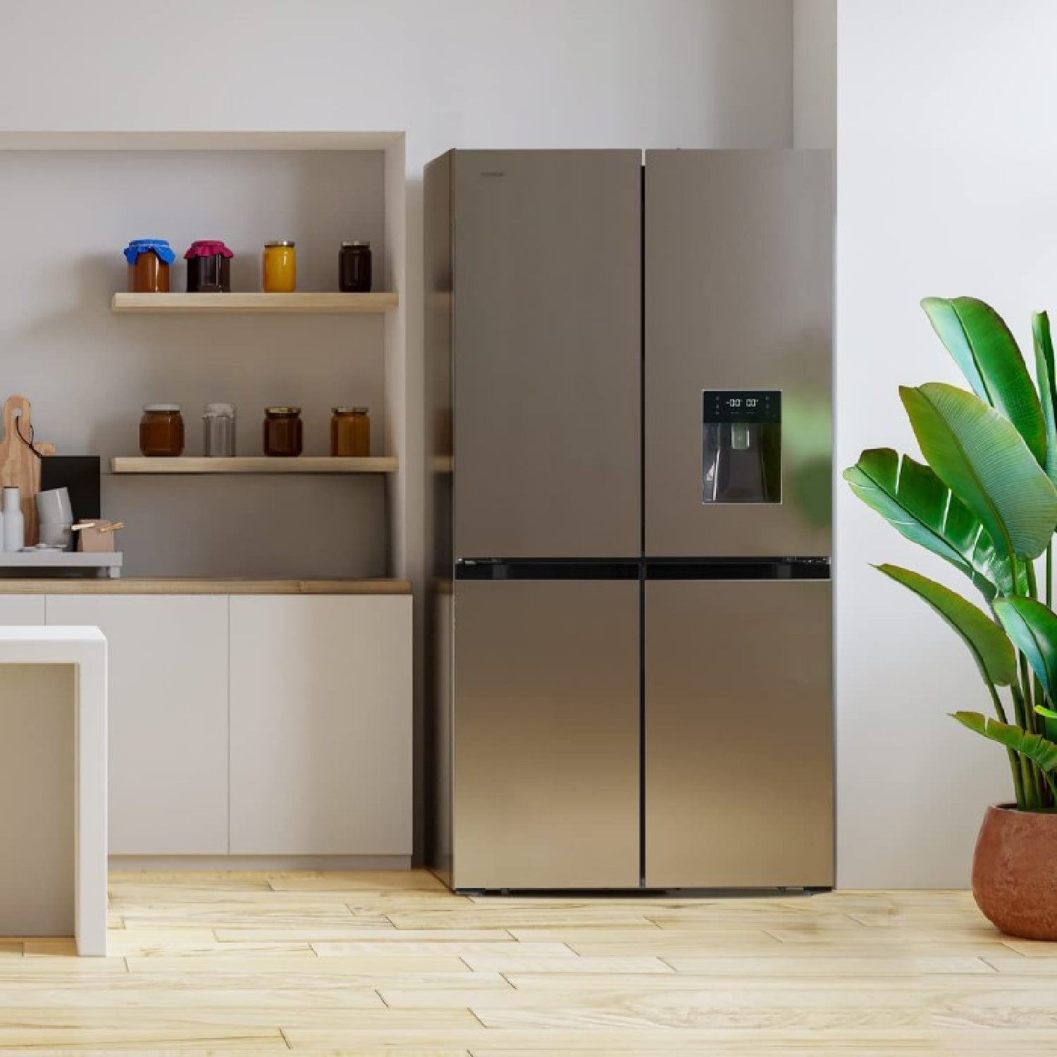Cecotec Frigorífico 4 Puertas Bolero Coolmarket 4d 564 Inox E_1