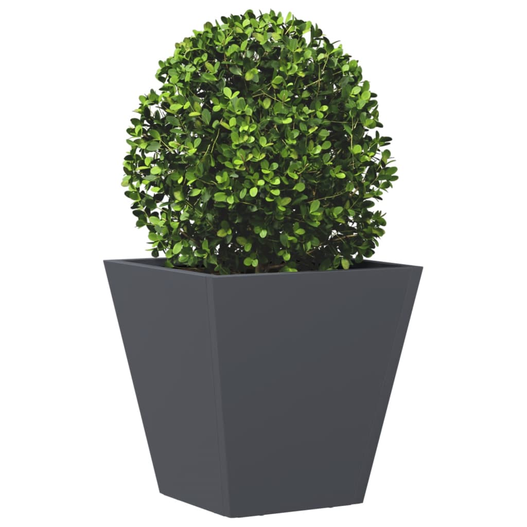 Jardinera Hexagonal Acero Antracita 30x30x30 Cm_2