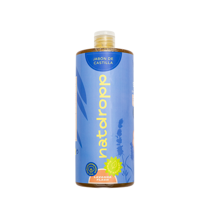 Jabón De Castilla Líquido BIO  Lavanda Flash Natdropp 1000ml_0