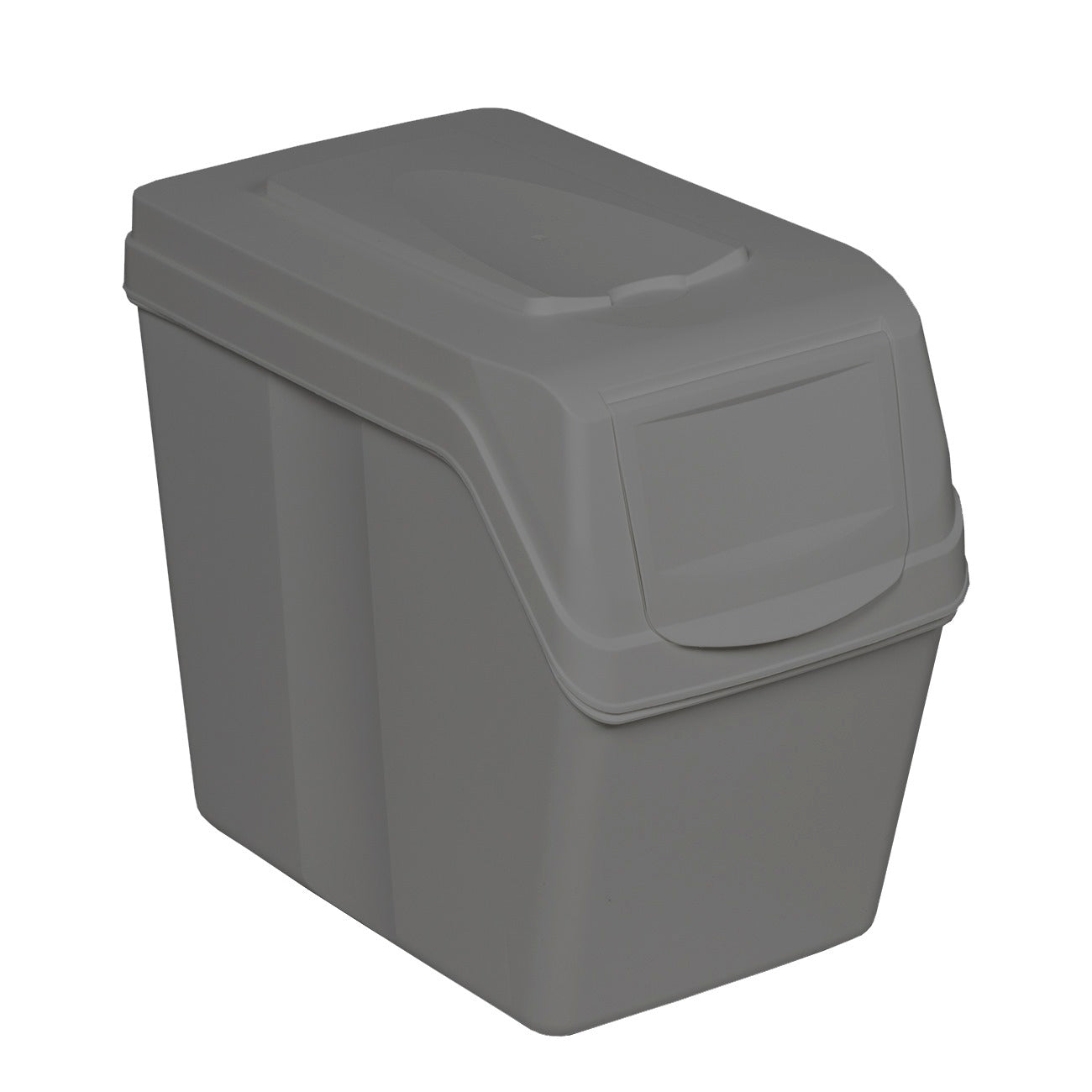 Set De 5 Cubos De Basura Keden Sortibox Para Reciclado, Gris, Volumen 5x20l_1
