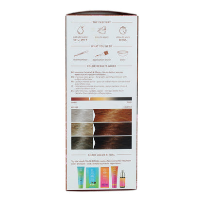 Tinte natural color castaño claro, Khadi, 100 g