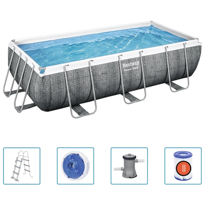 Bestway Conjunto De Piscina Power Steel 404x201x100 Cm_0
