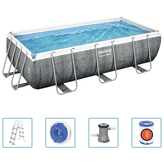 Bestway Conjunto De Piscina Power Steel 404x201x100 Cm_0