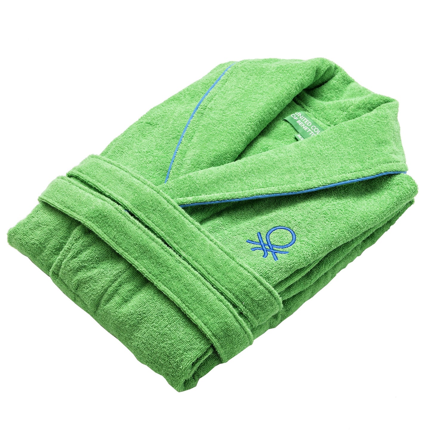 Albornoz L/xl 360gsm 100% Algodón Verde Rainbow_1