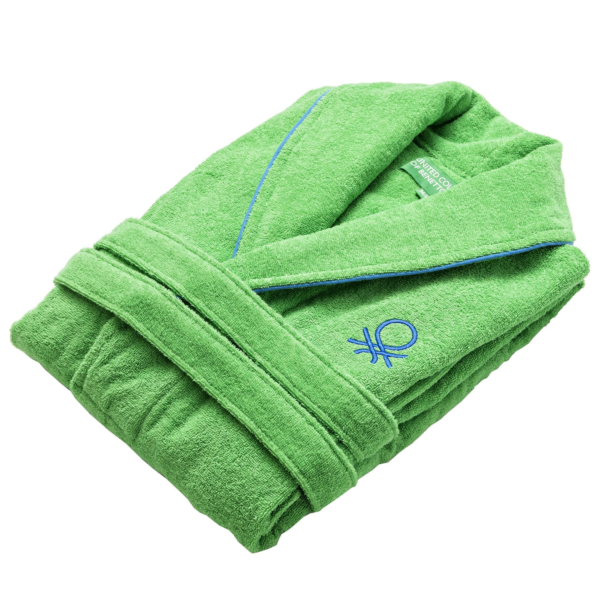 Albornoz L/xl 360gsm 100% Algodón Verde Rainbow_1