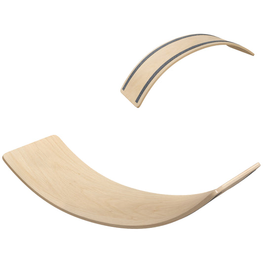 Aiyaplay Tabla De Equilibrio Para Niños Carga 50 Kg 90x29x19 Cm Natural_0
