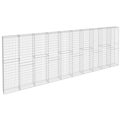 Muro De Gaviones Con Cubiertas Acero Galvanizado 600x30x200 Cm / Vetonek_2