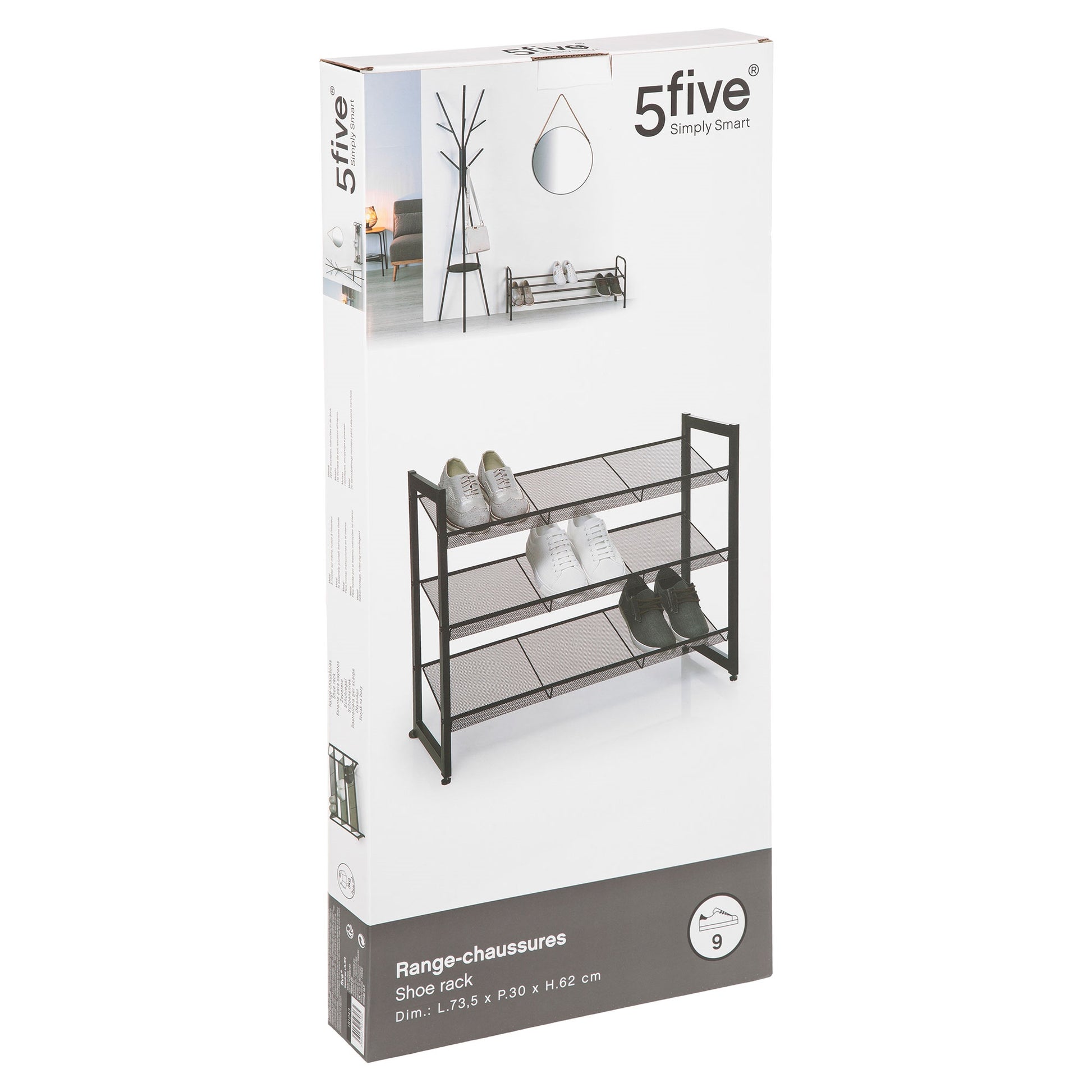 Zapatero Metálico Para 9 Pares_1