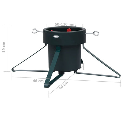 Vidaxl Soporte Para Árbol De Navidad Negro 46x46x19 Cm_2
