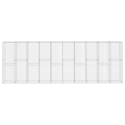Muro De Gaviones Con Cubierta Acero Galvanizado 600x50x200 Cm / Vetonek_3