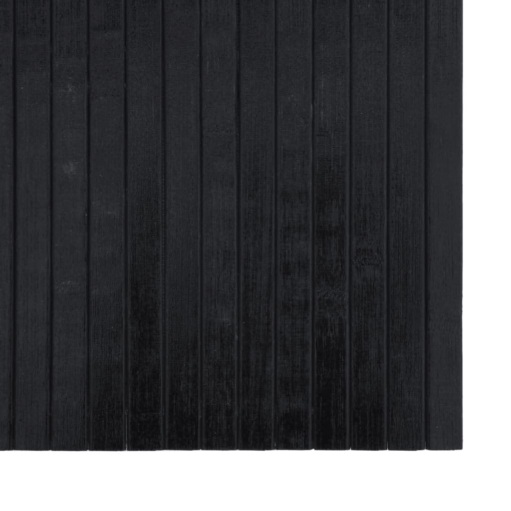 Alfombra Rectangular Bambú Negro 60x400 Cm / Vetonek_1
