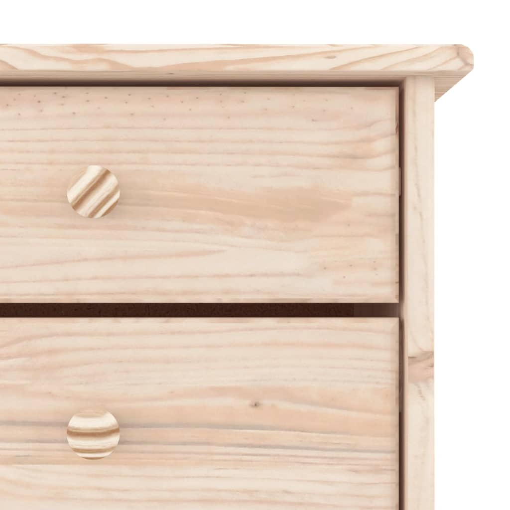Mueble Zapatero Alta Madera Maciza De Pino 77x35x96 Cm / Vetonek_4