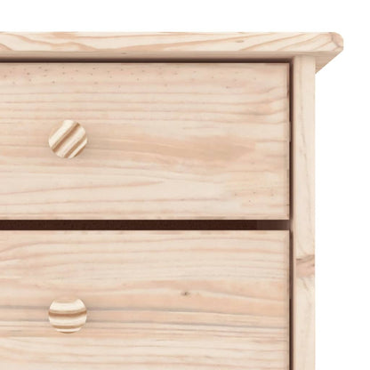 Mueble Zapatero Alta Madera Maciza De Pino 77x35x96 Cm / Vetonek_4