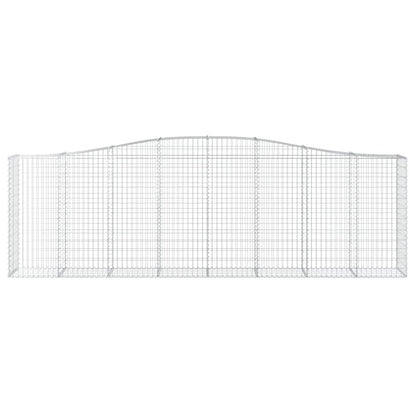 Cestas De Gaviones 6 Uds Forma De Arco Hierro 400x50x120/140 Cm_3