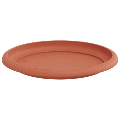 Bandeja Redonda Para Flores 6 Uds. Rojo Ladrillo Ø 19 X 2 Cm_4