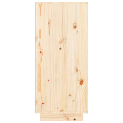 Armario Zapatero De Madera Maciza De Pino 60x35x80 Cm / Vetonek_4