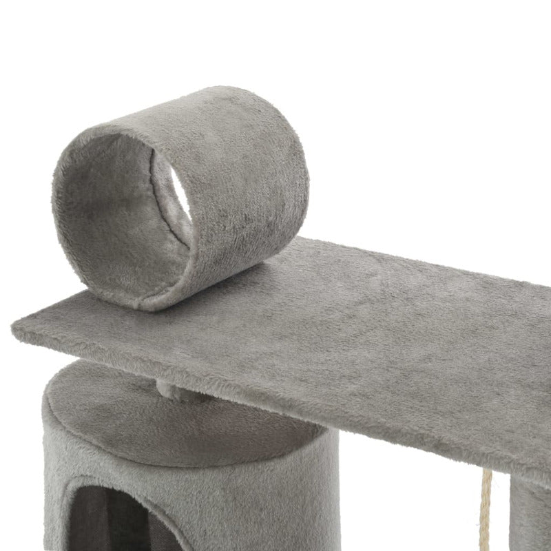 Vidaxl Rascador Para Gatos Con Poste De Sisal 140 Cm Gris_5