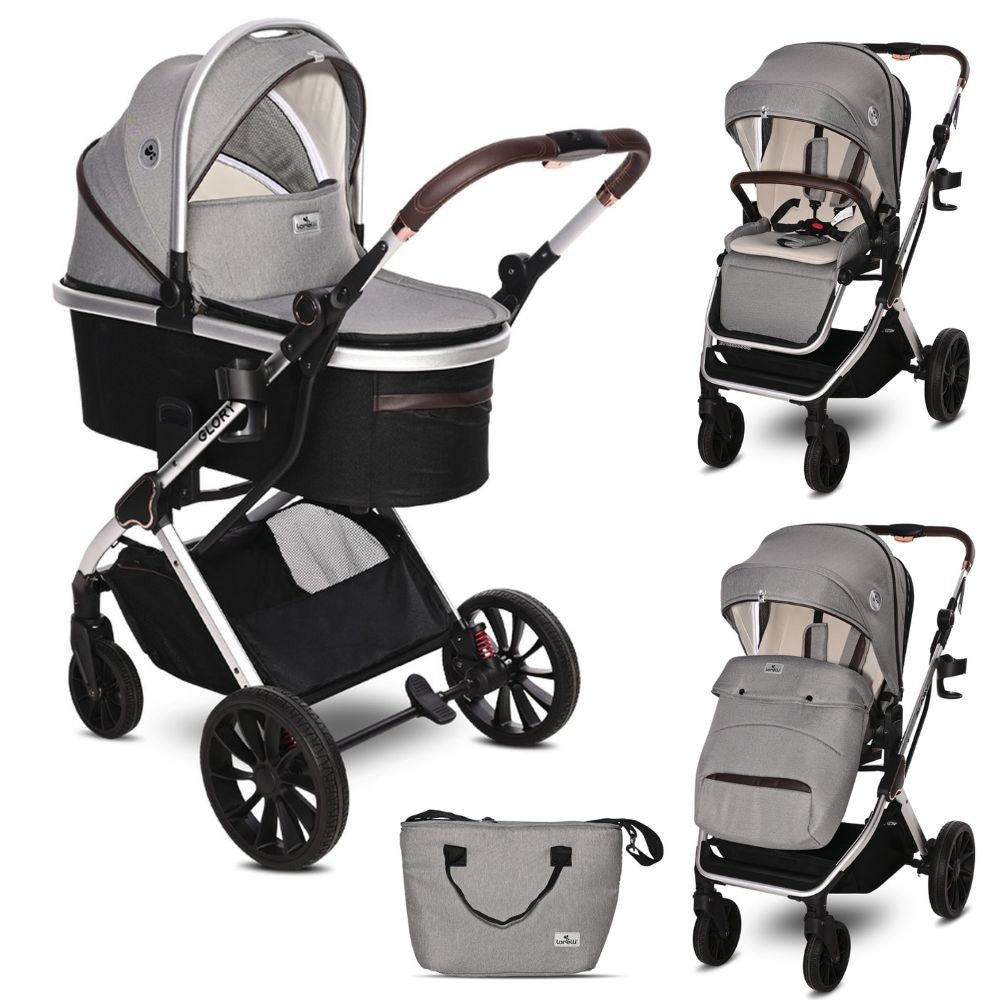 Carrito De Bebé Duo Glory Hasta 22 Kg Opaline Grey_0