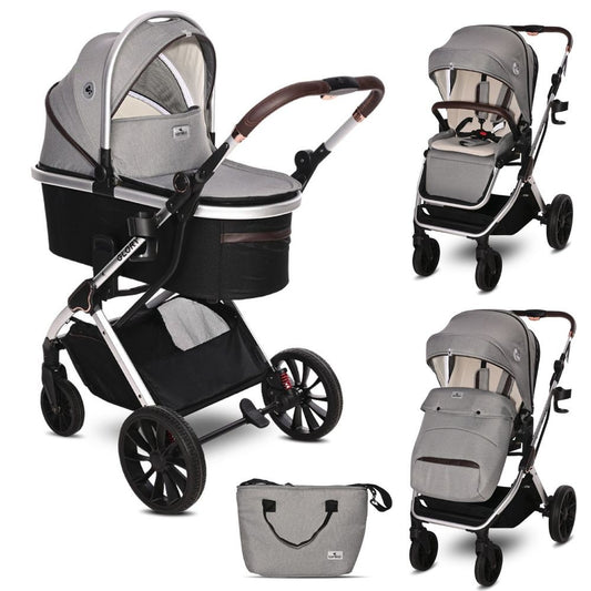 Carrito De Bebé Duo Glory Hasta 22 Kg Opaline Grey_0