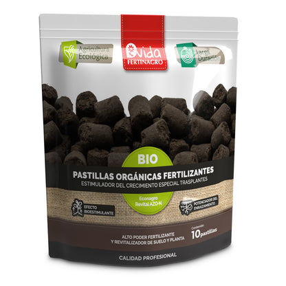 Pastillas orgánicas fertilizantes BIO Fertinagro 10 pastillas