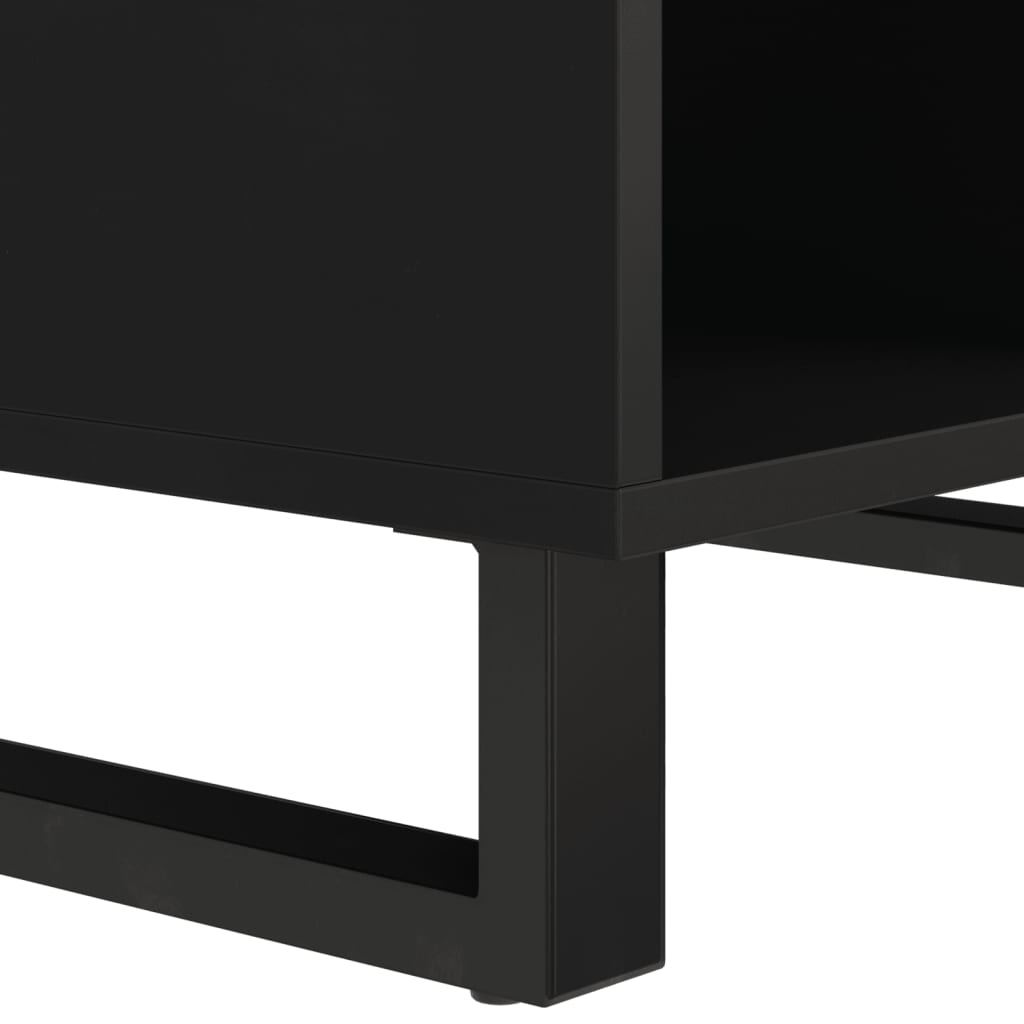 Mesa De Centro De Madera Maciza Reciclada 55x50x40 Cm_4