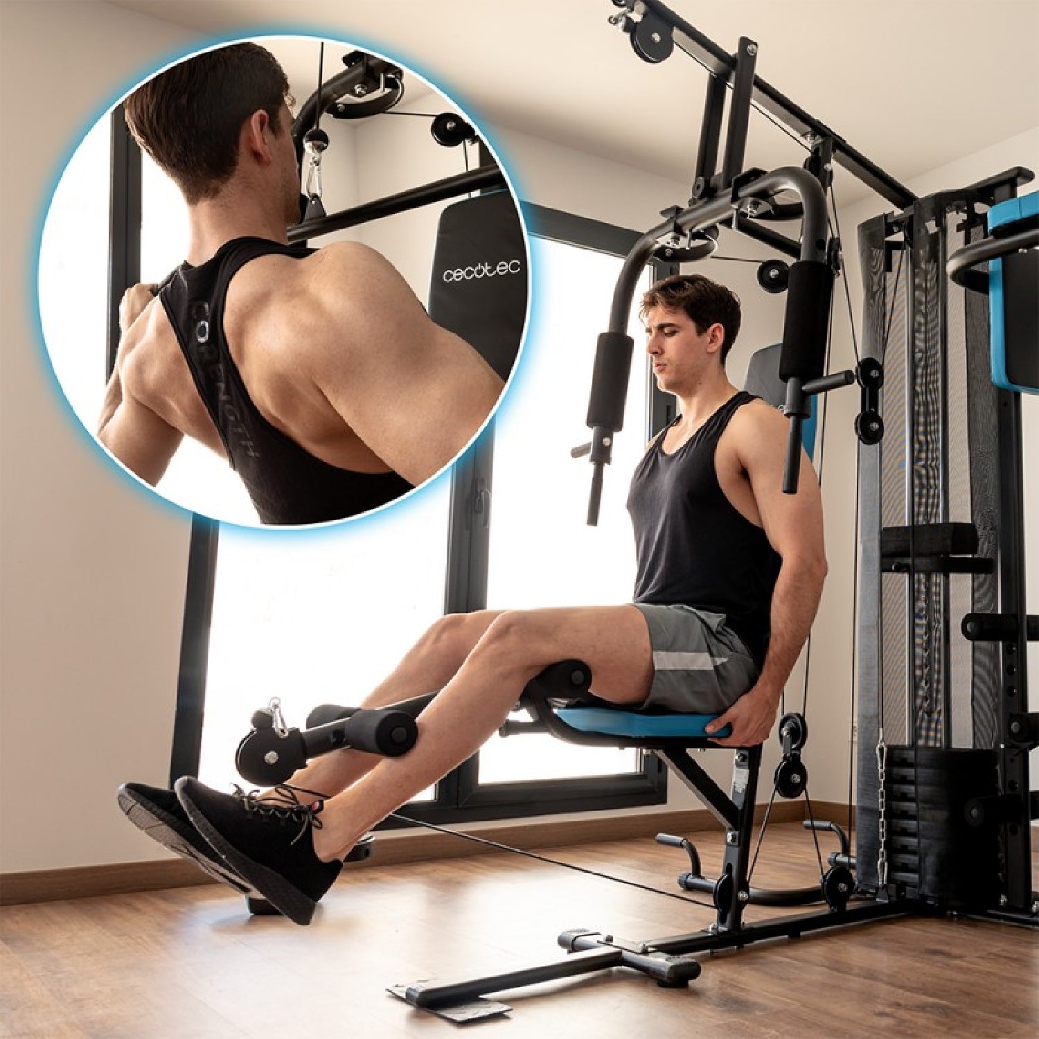 Cecotec Estacion De Musculacion Drumfit Homegym 2000 Double Cecotec_4